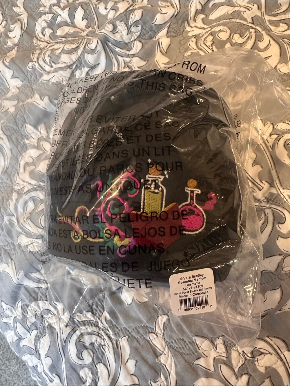 Vera Bradley Disney Hocus Pocus Caldron Cosmetic Bag - Picture 5 of 7